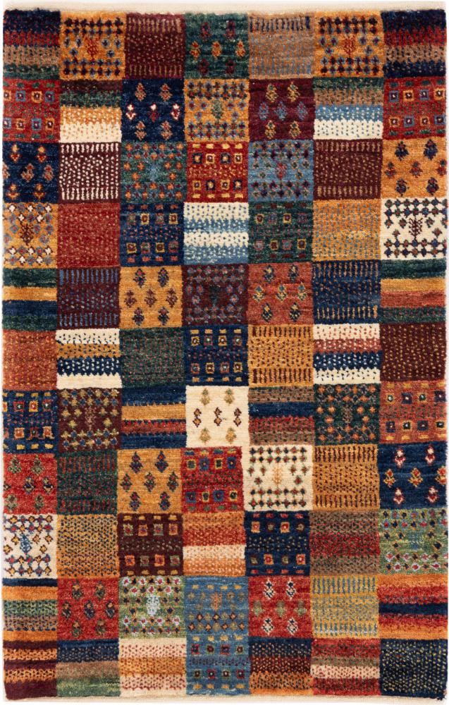 Perzisch tapijt Perzisch Gabbeh Loribaft Nowbaft 91x59 91x59, Perzisch tapijt Handgeknoopte