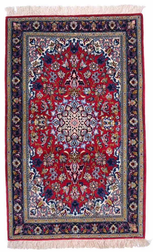 Tapete persa Isfahan Fio de Seda 115x71 115x71, Tapete persa Atado à mão