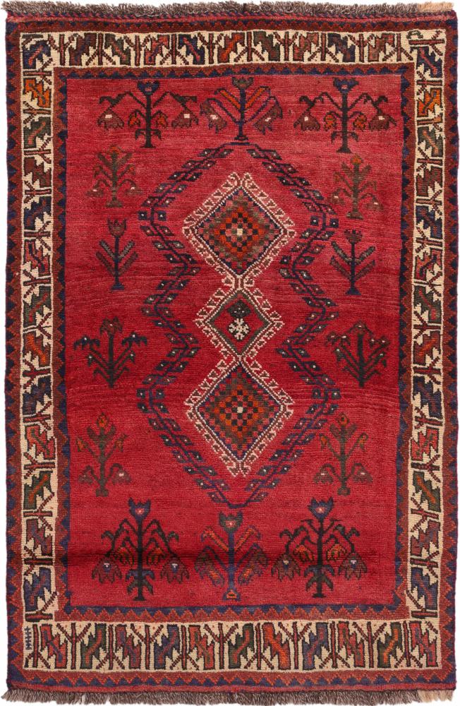 Tapete persa Shiraz 153x98 153x98, Tapete persa Atado à mão