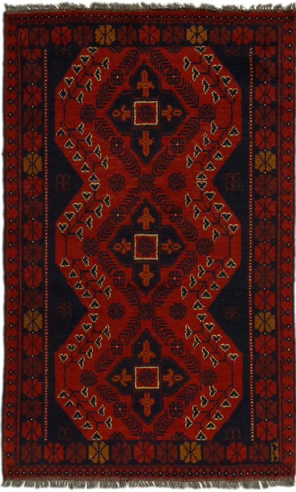 Tapis afghan Khal Mohammadi 125x76 125x76, Tapis persan Noué à la main
