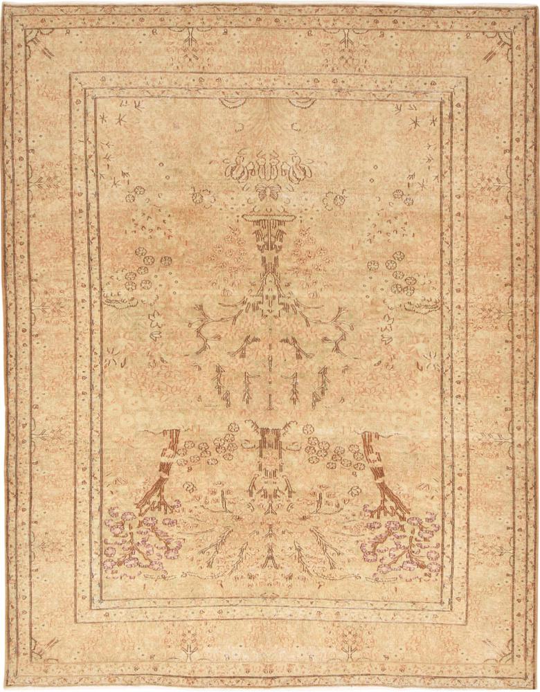 Alfombra persa Vintage Kerman 311x246 311x246, Alfombra persa Anudado a mano