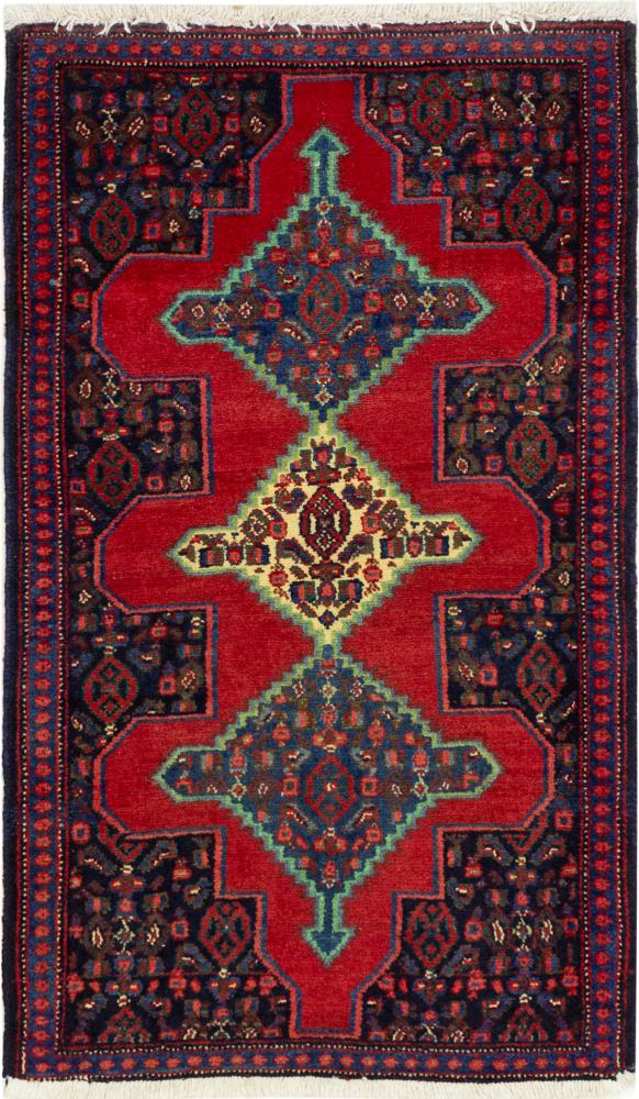 Tapete persa Senneh 108x71 108x71, Tapete persa Atado à mão