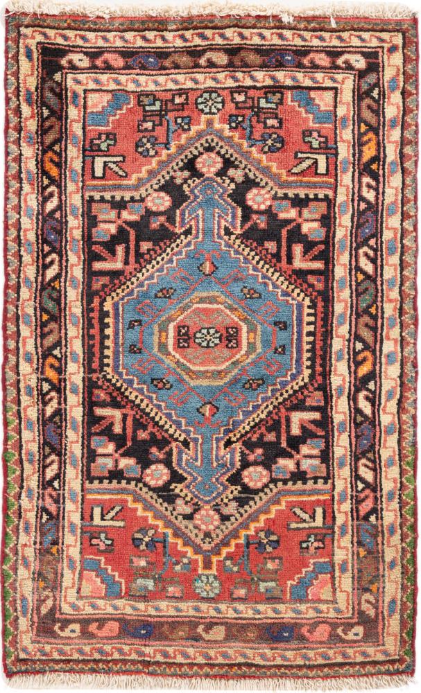 Tapis persan Tuyserkan 90x56 90x56, Tapis persan Noué à la main