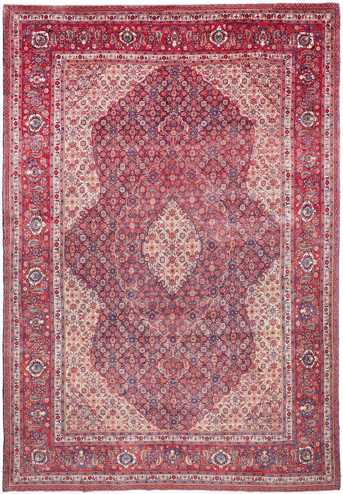 Persian Rug Sarouk 13'3"x9'3" 13'3"x9'3", Persian Rug Knotted by hand