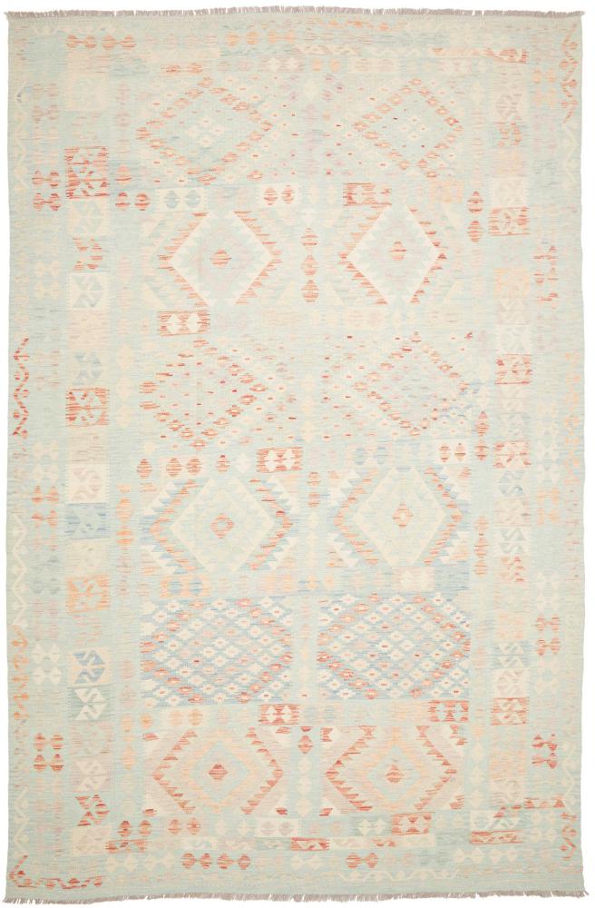Afghanischer Teppich Kelim Afghan 366x241 366x241, Perserteppich Handgewebt