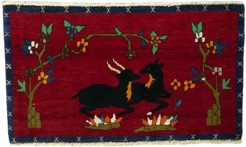Persian Rug Shiraz 52x90 52x90, Persian Rug Knotted by hand