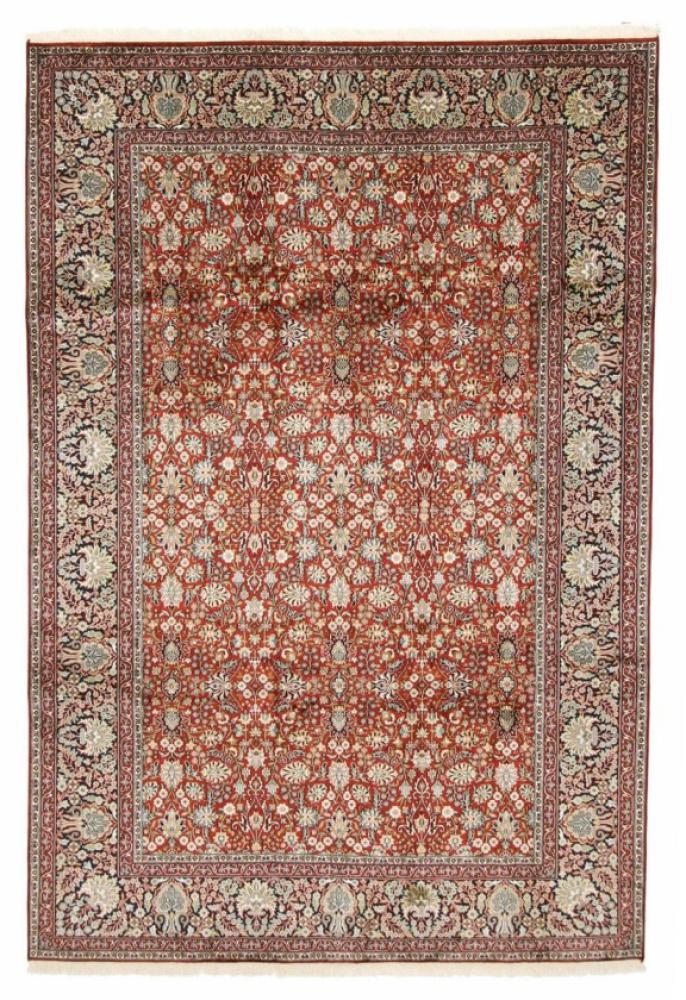 Indo rug Kashmir Pure Silke 274x189 274x189, Persian Rug Knotted by hand