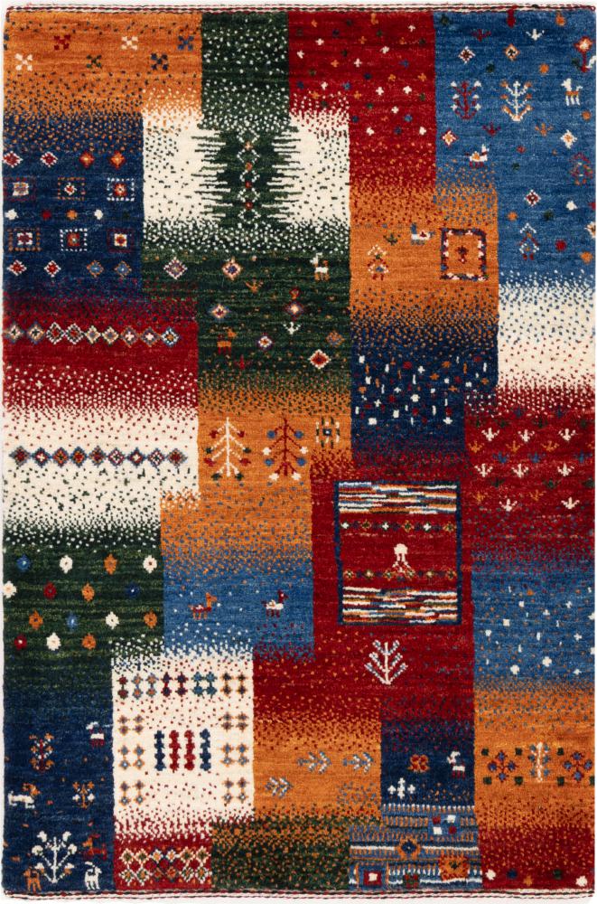 Perzisch tapijt Perzisch Gabbeh Loribaft Nowbaft 91x63 91x63, Perzisch tapijt Handgeknoopte