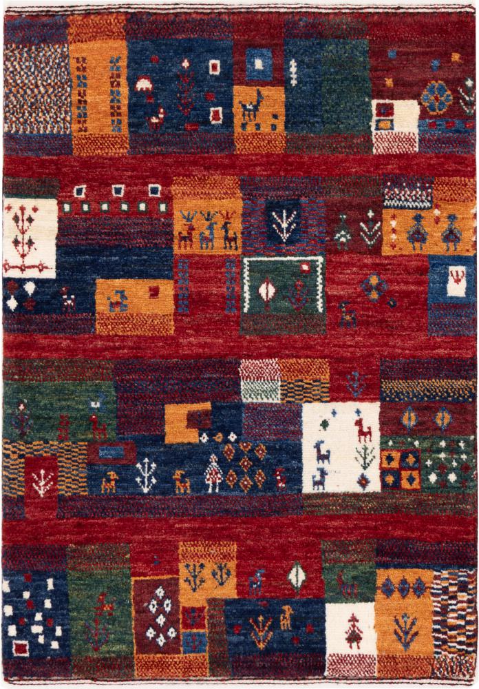 Perzisch tapijt Perzisch Gabbeh Loribaft Nowbaft 87x60 87x60, Perzisch tapijt Handgeknoopte