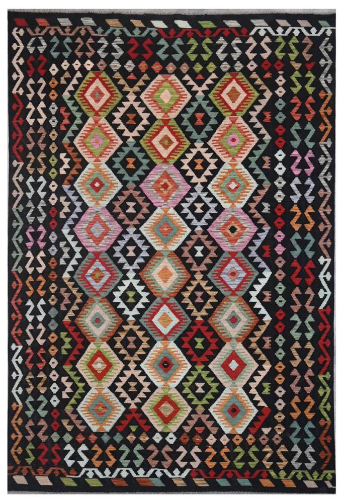 Afghan rug Kilim Afghan 9'9"x6'7" 9'9"x6'7", Persian Rug Woven by hand
