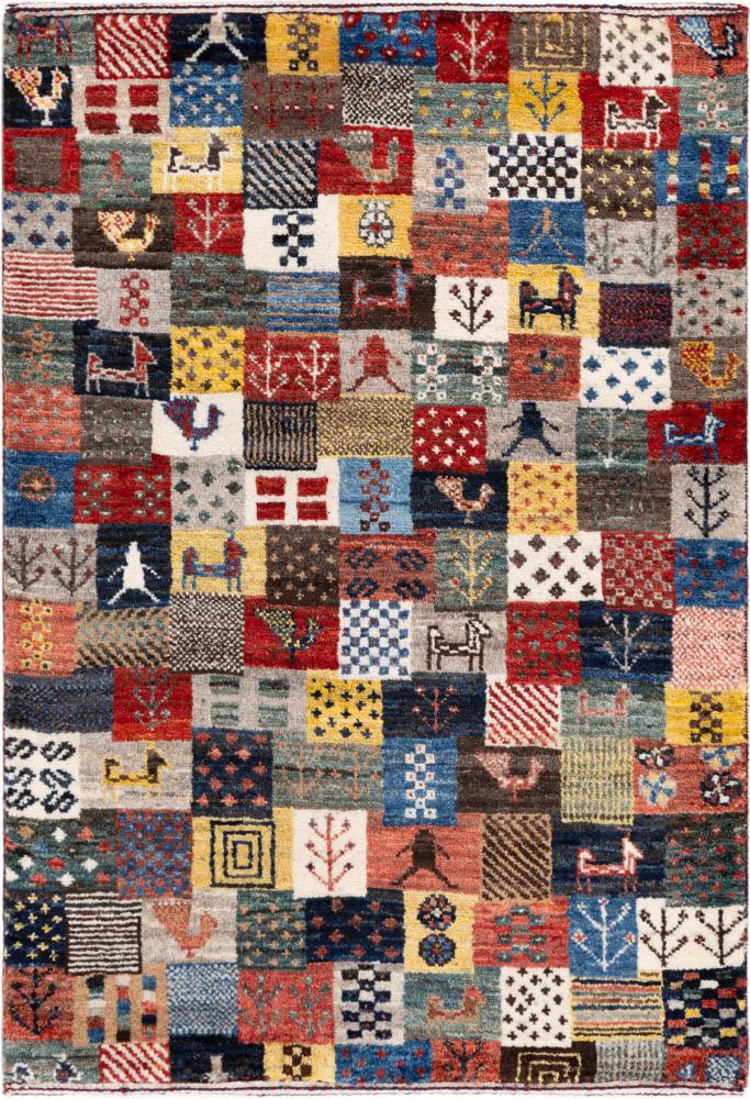 Persian rug Persian Gabbeh Loribaft Atelier 91x60 91x60, Persian rug Hand-knotted