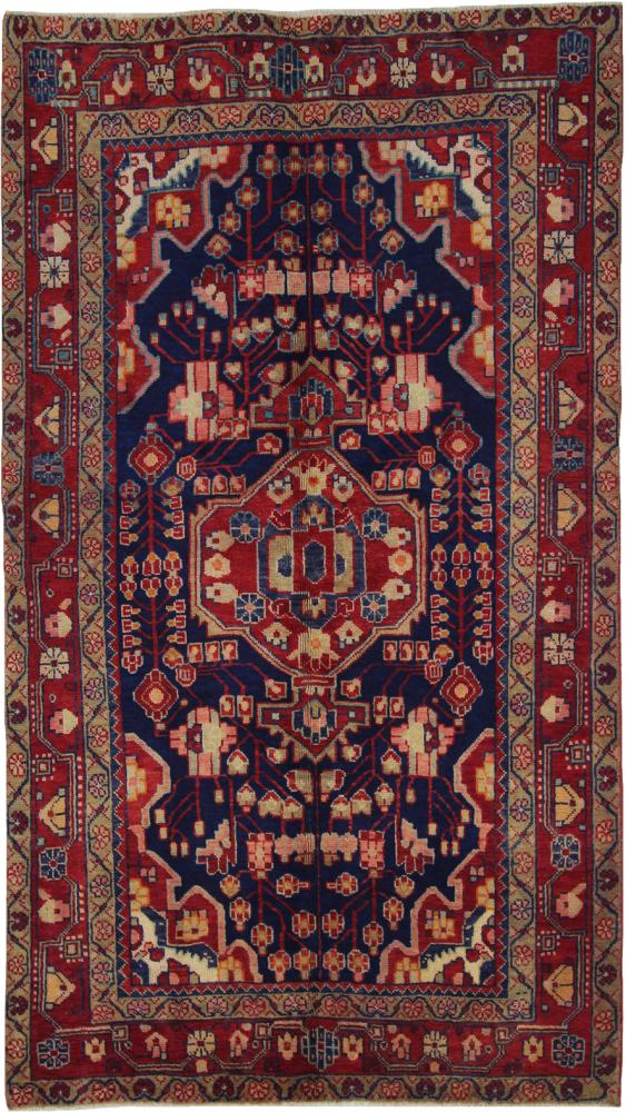 Persisk tæppe Hamadan 227x129 227x129, Persisk tæppe Knyttet i hånden