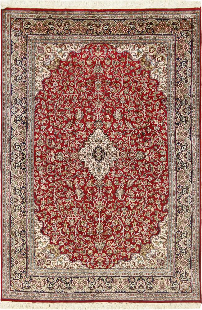 Alfombra india Cachemira de Seda 184x123 184x123, Alfombra persa Anudado a mano