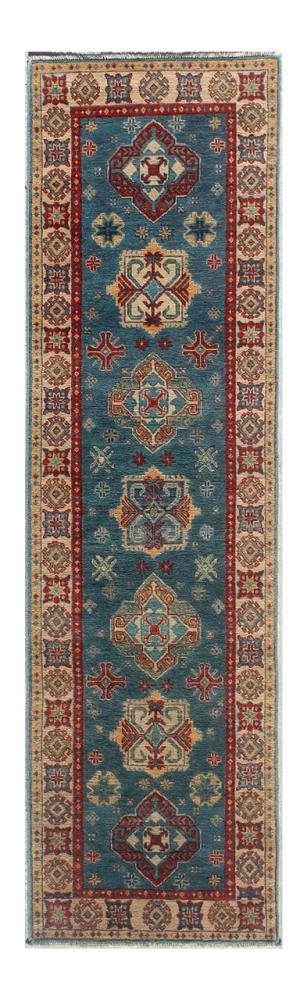Afghan rug Kazak Ghazni 291x78 291x78, Persian Rug Knotted by hand