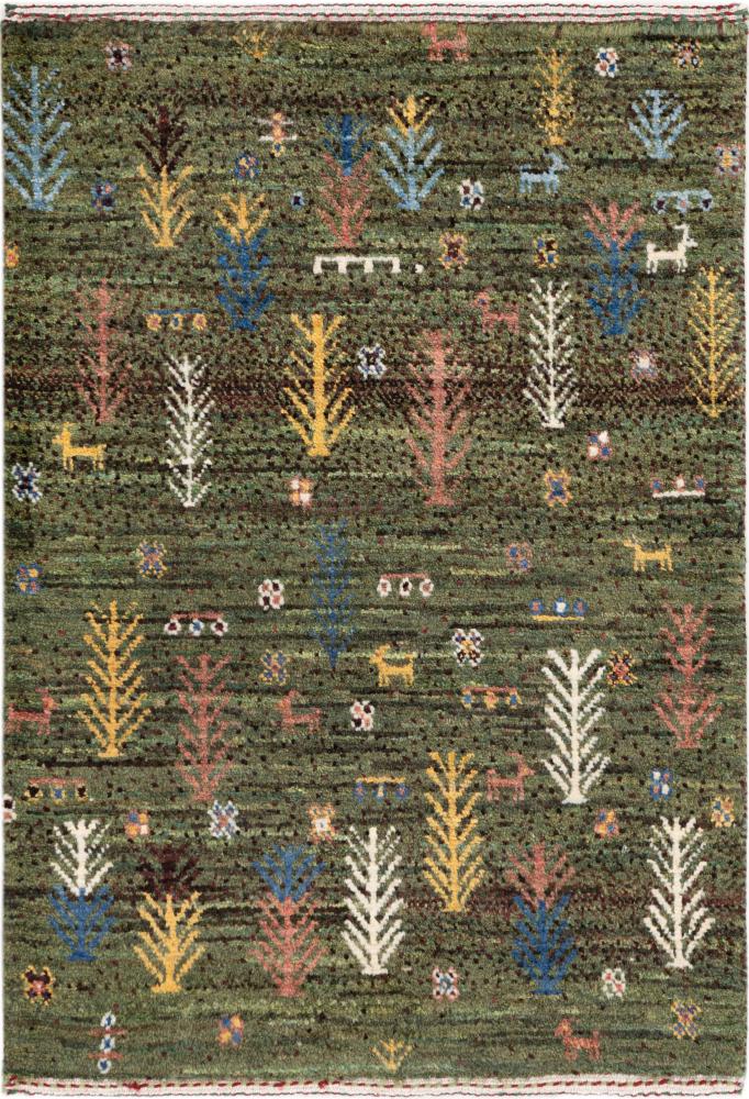 Tapete persa Persa Gabbeh Loribaft Atelier 78x51 78x51, Tapete persa Feito à mão