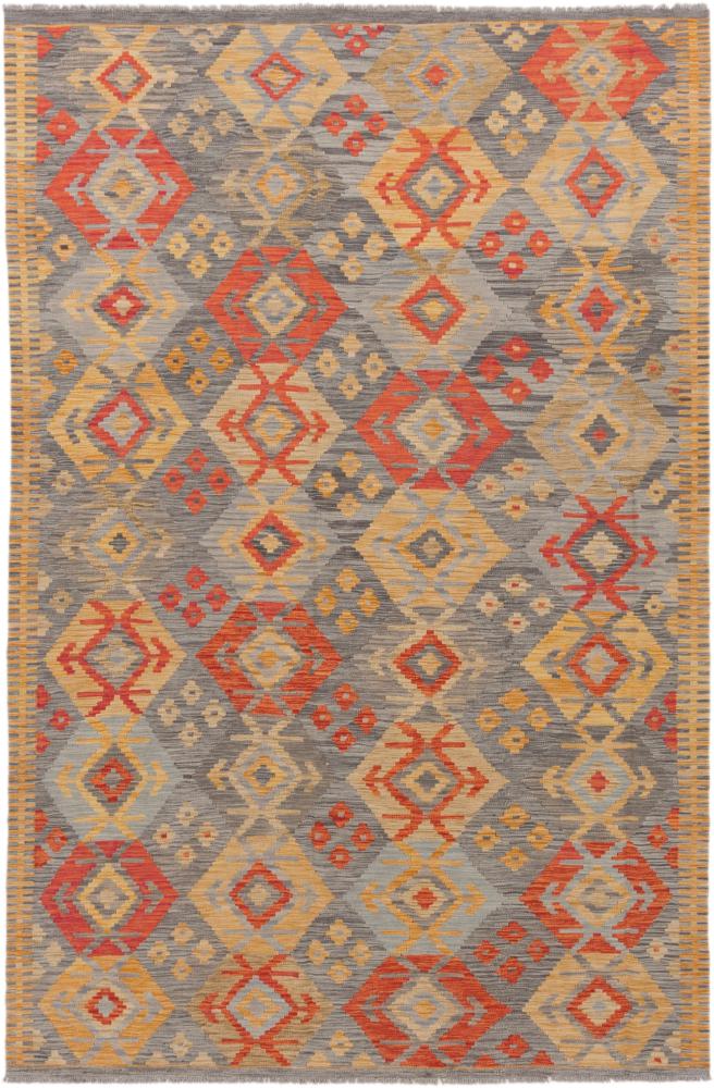 Tapete afegão Kilim Afegão 312x205 312x205, Tapete persa Tecido à mão