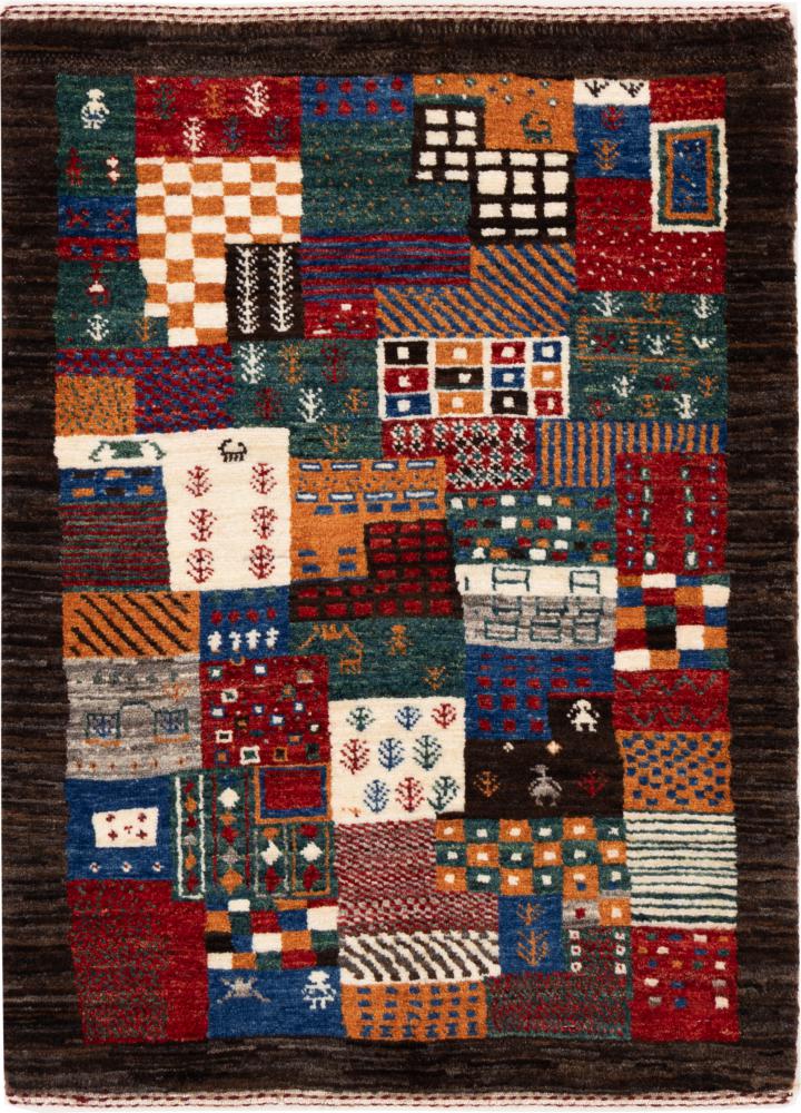 Perzisch tapijt Perzisch Gabbeh Loribaft Nowbaft 82x64 82x64, Perzisch tapijt Handgeknoopte