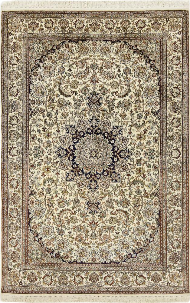 Alfombra india Cachemira de Seda 188x125 188x125, Alfombra persa Anudado a mano