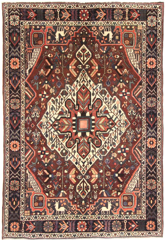 Persisk tæppe Bakhtiar 227x154 227x154, Persisk tæppe Knyttet i hånden