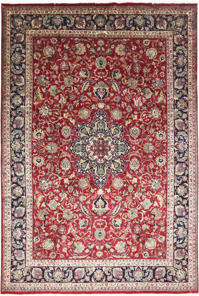 Tapete persa Tabriz 364x250 364x250, Tapete persa Atado à mão