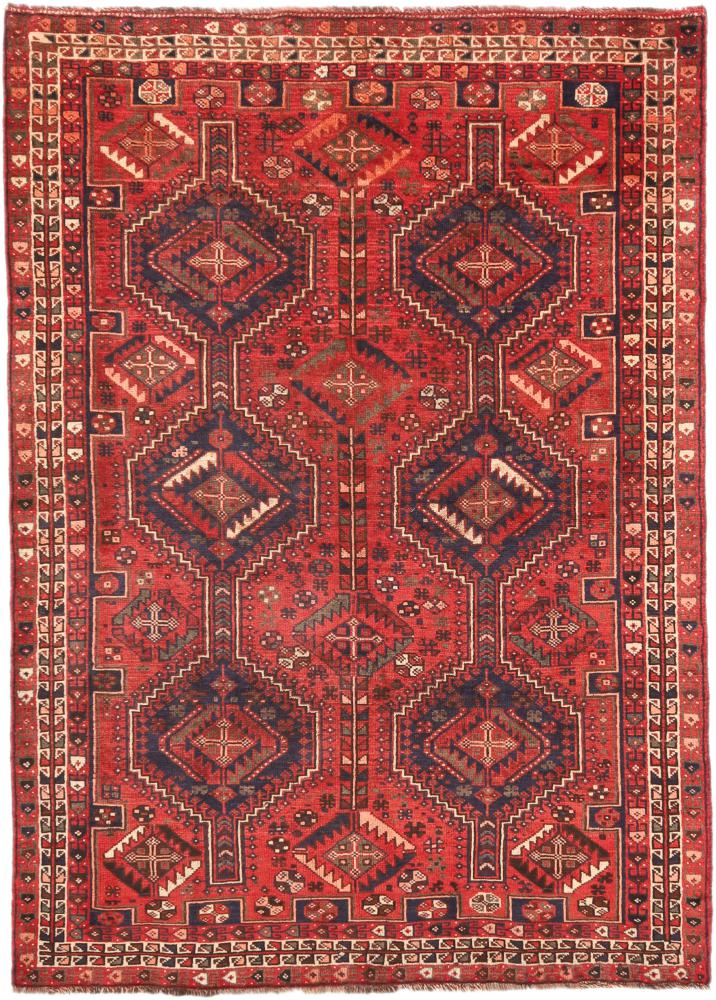 Tapete persa Shiraz 254x180 254x180, Tapete persa Atado à mão