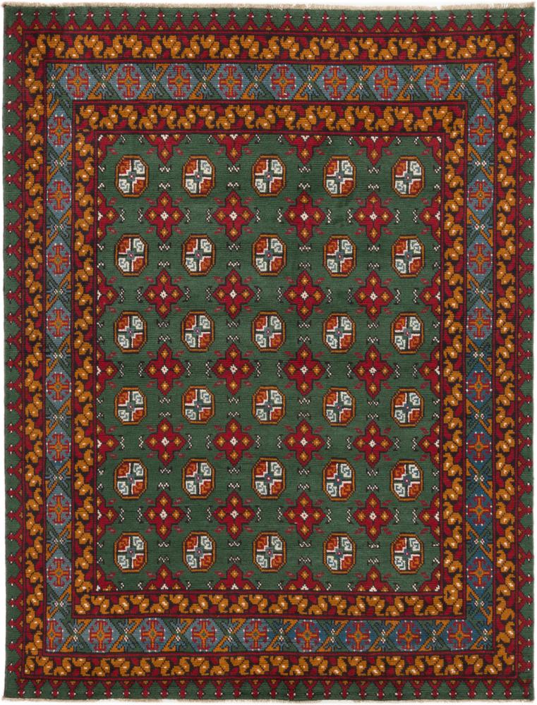 Tapete afegão Afegão Akhche 198x151 198x151, Tapete persa Atado à mão