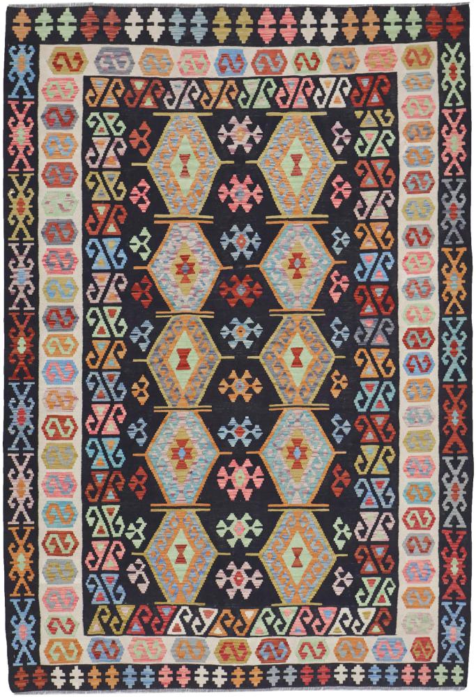 Tapis afghan Kilim Afghan 290x203 290x203, Tapis persan Tissé à la main