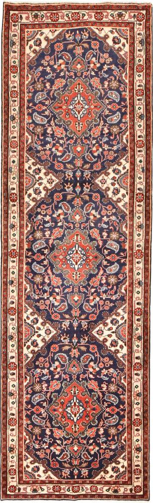 Tapis persan Hamadan 353x109 353x109, Tapis persan Noué à la main