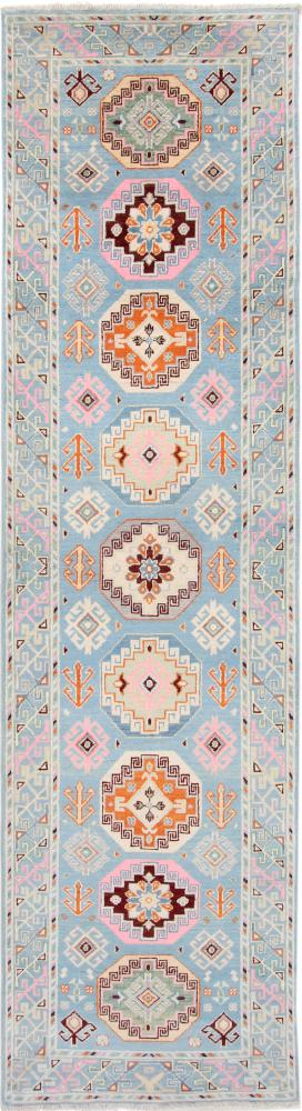 Afghan rug Kazak 302x83 302x83, Persian Rug Knotted by hand