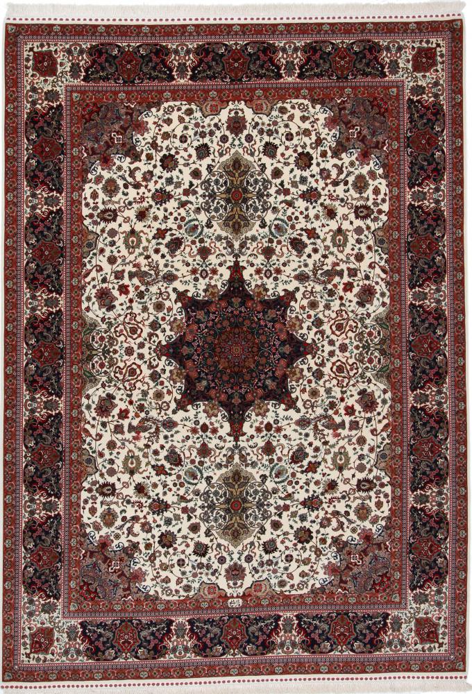 Persian Rug Tabriz 60Raj Silk Warp 362x248 362x248, Persian Rug Knotted by hand
