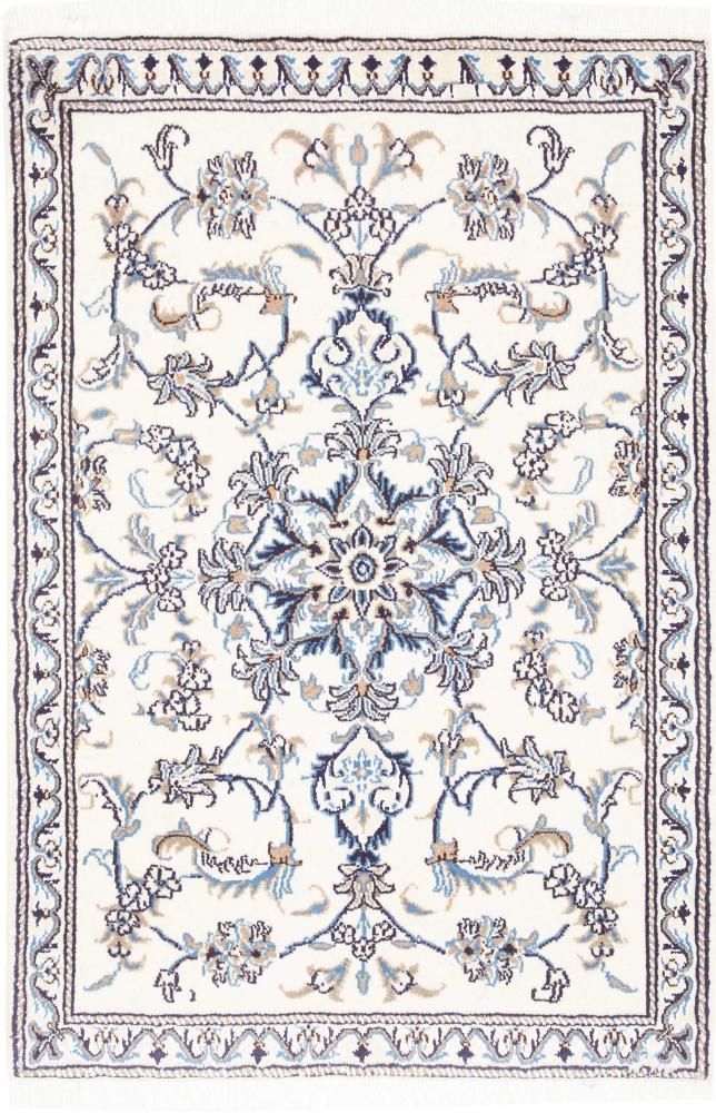 Persian Rug Nain 4'4"x2'11" 4'4"x2'11", Persian Rug Knotted by hand