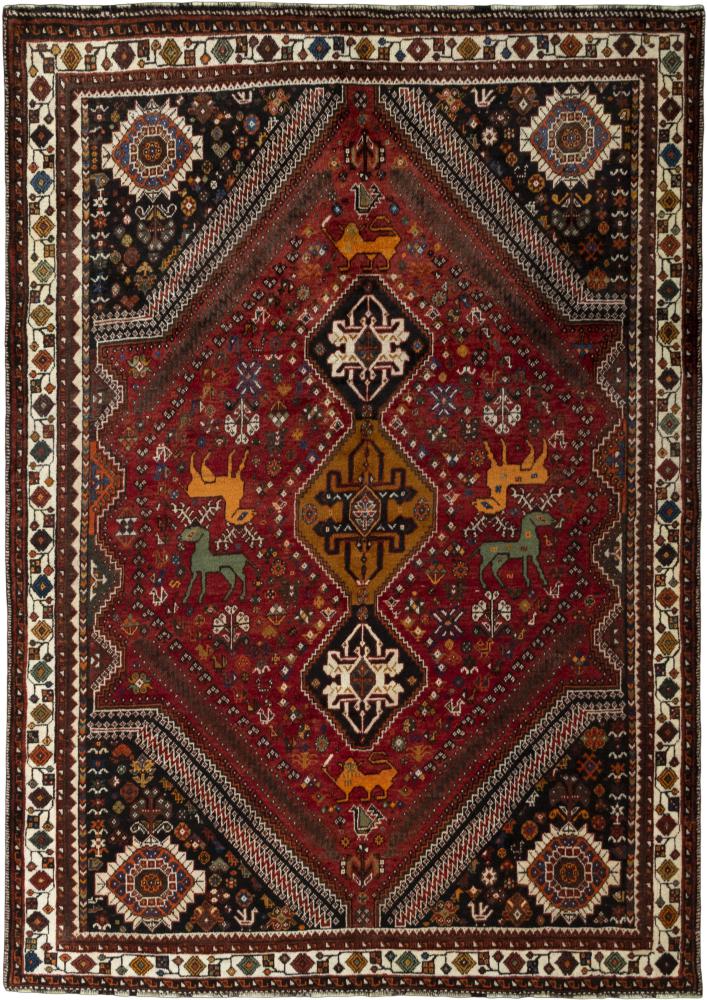 Tapis persan Shiraz 304x216 304x216, Tapis persan Noué à la main