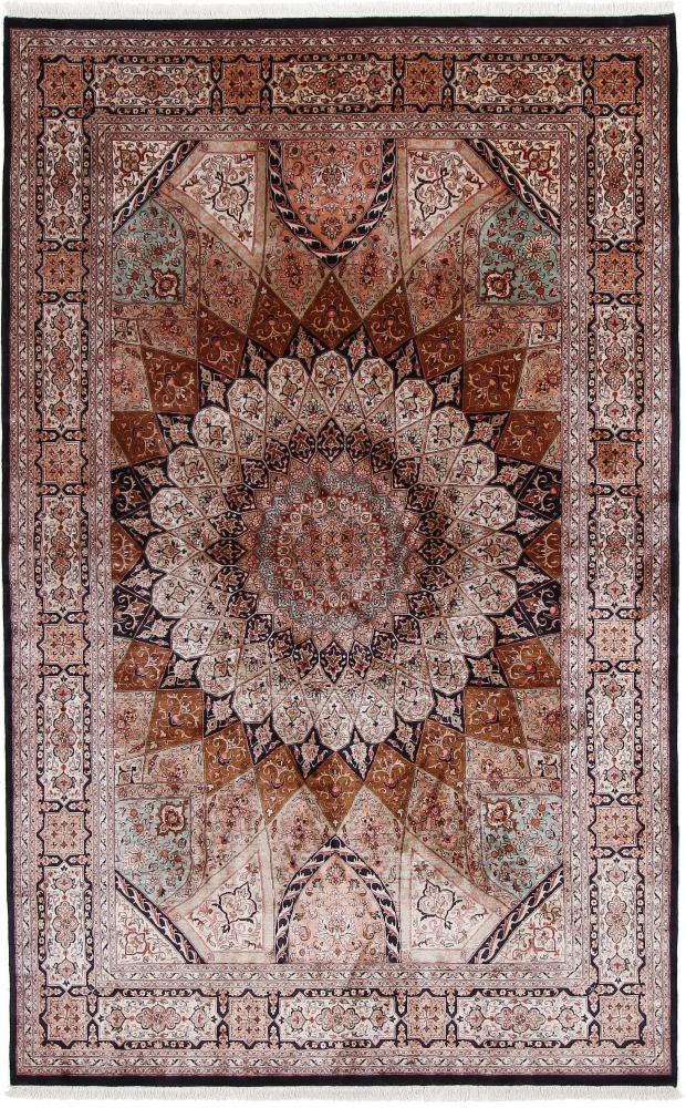 Indiaas tapijt Kasjmier Zijde Single Knot 297x189 297x189, Perzisch tapijt Handgeknoopte
