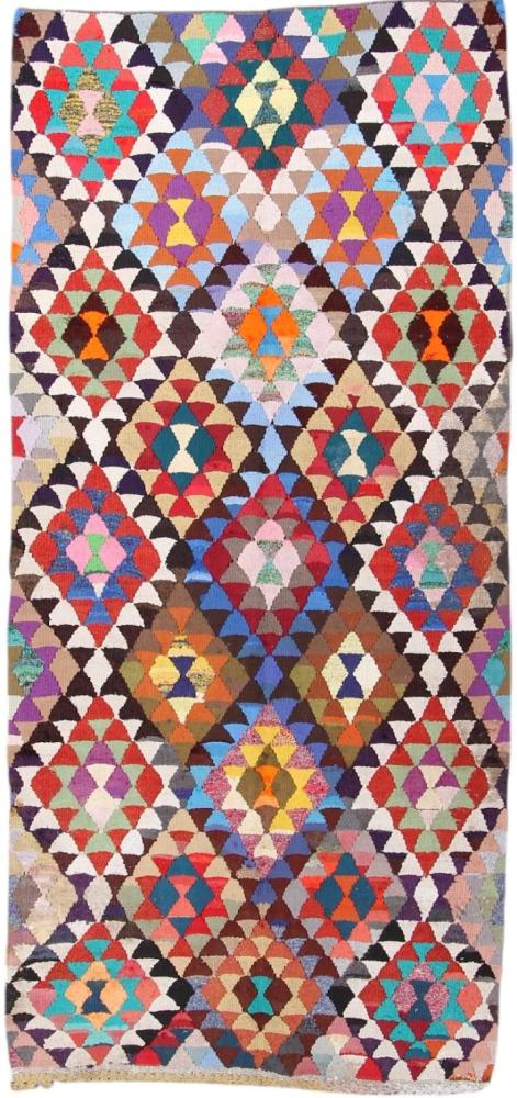 Persisk teppe Kelim Fars Antikke 308x141 308x141, Persisk teppe Handwoven 