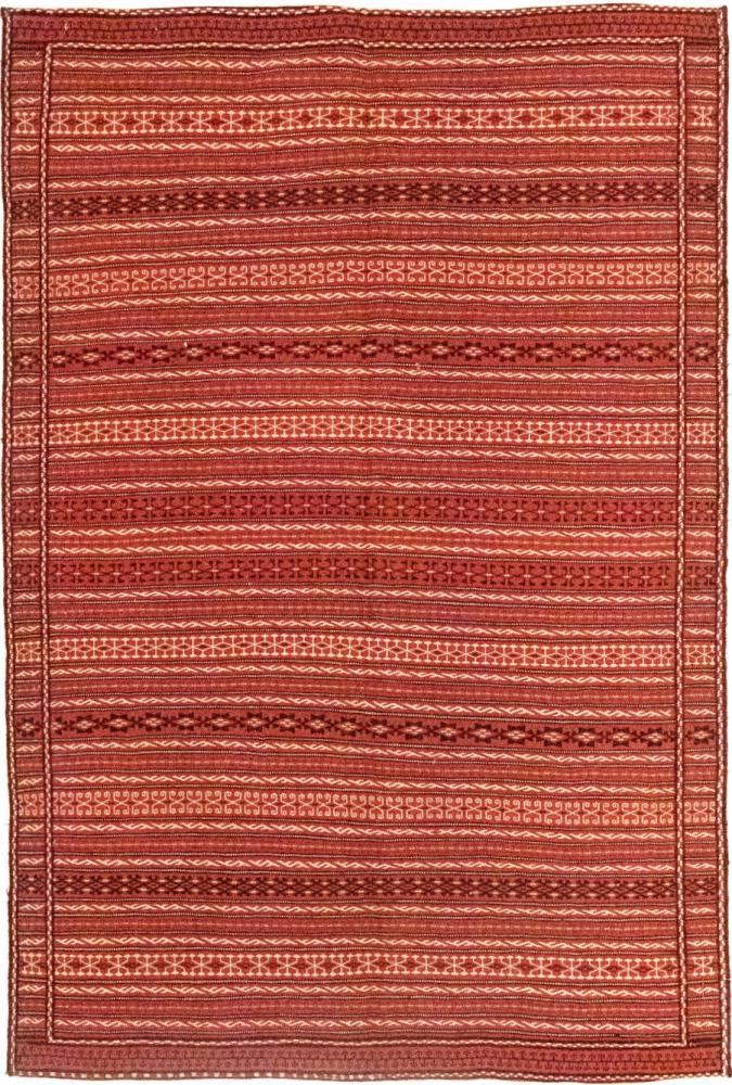 Tapete persa Kilim Fars 7'9"x5'5" 7'9"x5'5", Tapete persa Tecido à mão