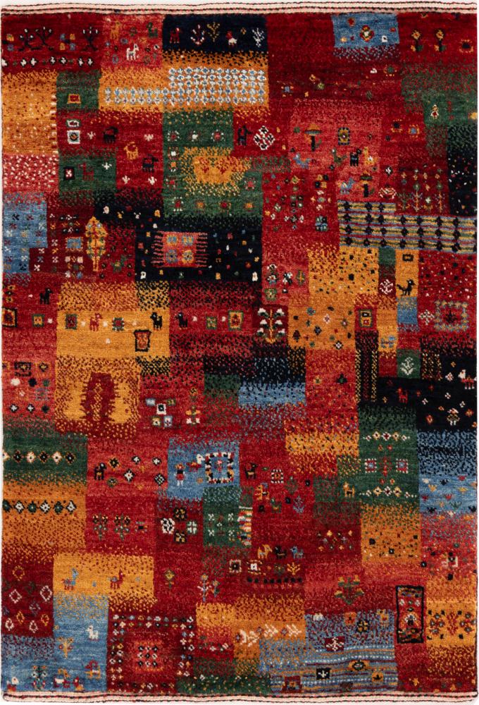 Perzisch tapijt Perzisch Gabbeh Loribaft Nowbaft 91x63 91x63, Perzisch tapijt Handgeknoopte