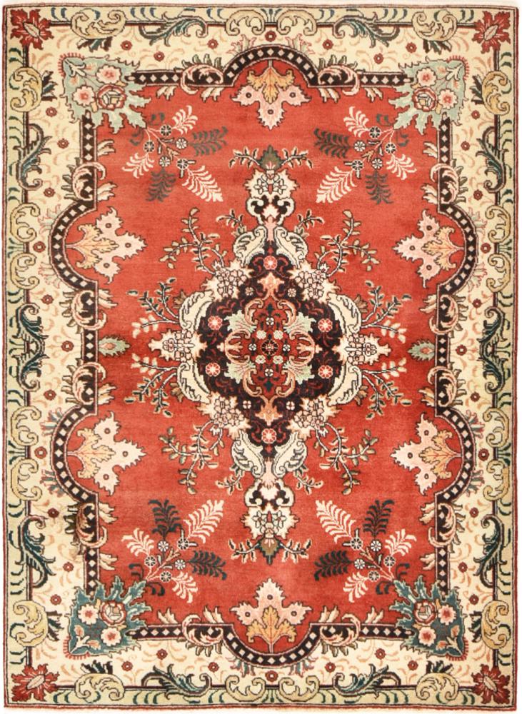 Tapete persa Tabriz 182x133 182x133, Tapete persa Atado à mão