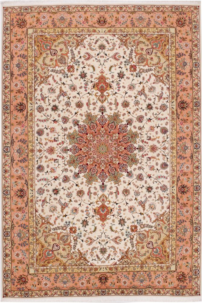 Tappeto persiano Tabriz 50Raj 299x202 299x202, Tappeto persiano Annodato a mano
