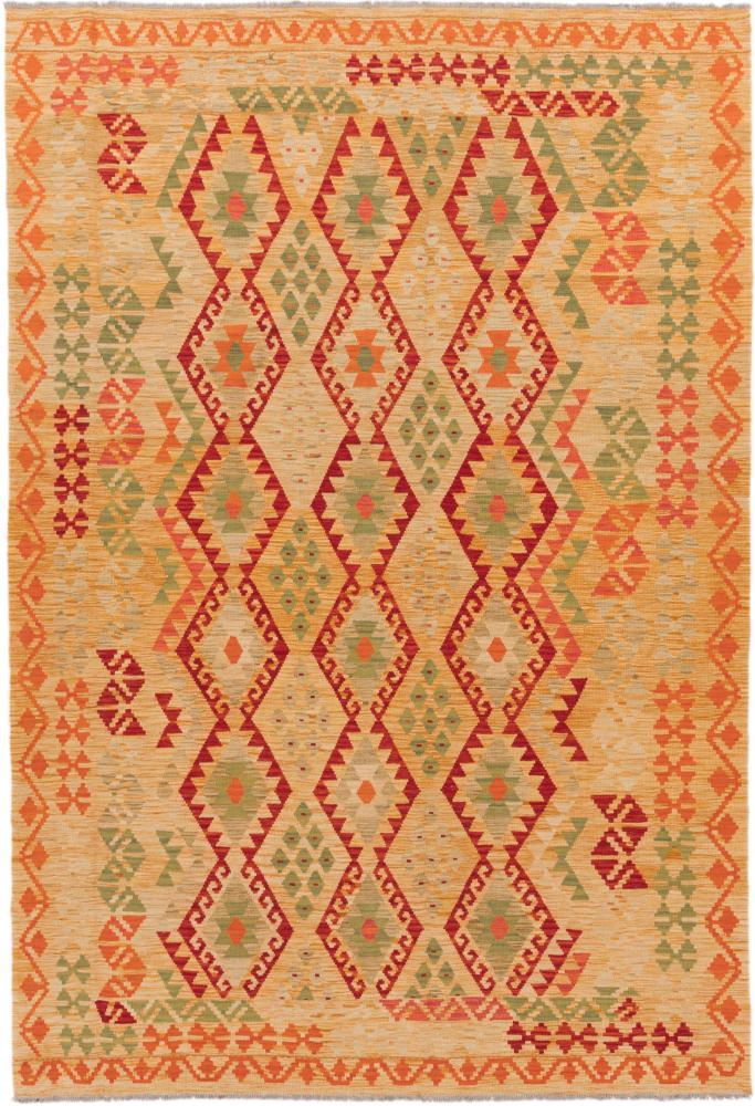 Tapete afegão Kilim Afegão 305x207 305x207, Tapete persa Tecido à mão