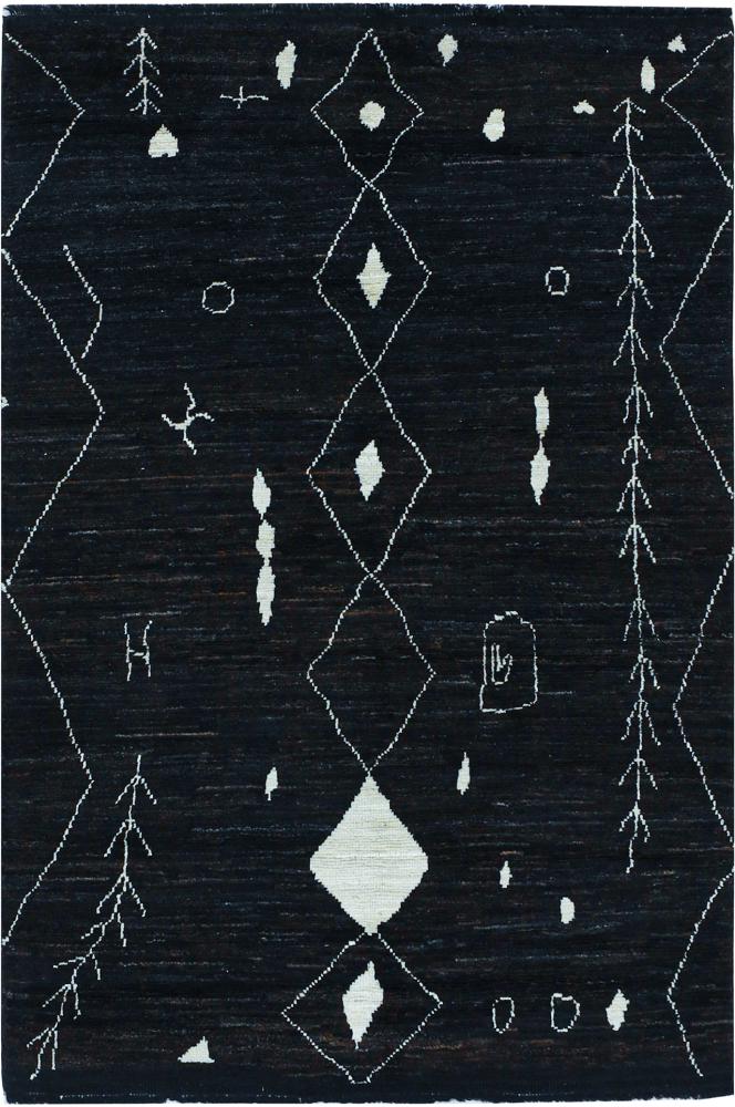 Afghan rug Berber Contemporary 189x124 189x124, Persian Rug Knotted by hand