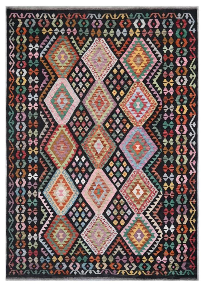 Afghan rug Kilim Afghan 10'2"x6'10" 10'2"x6'10", Persian Rug Woven by hand