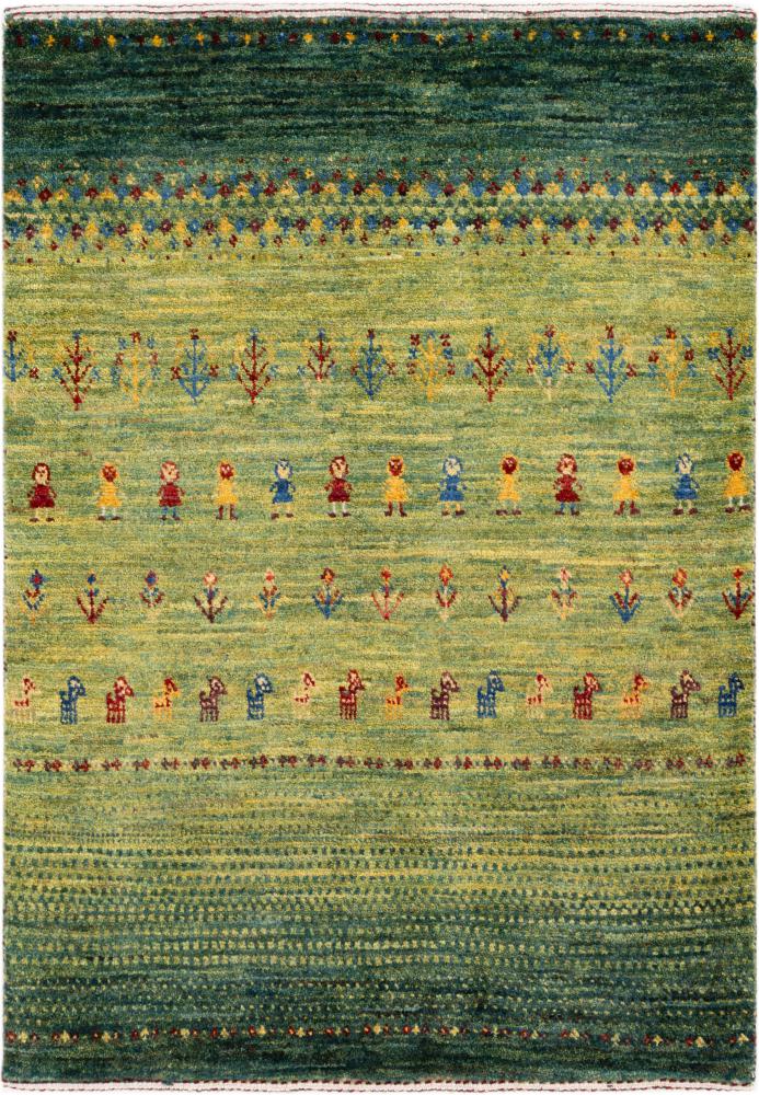 Persian rug Persian Gabbeh Loribaft Atelier 97x69 97x69, Persian rug Hand-knotted