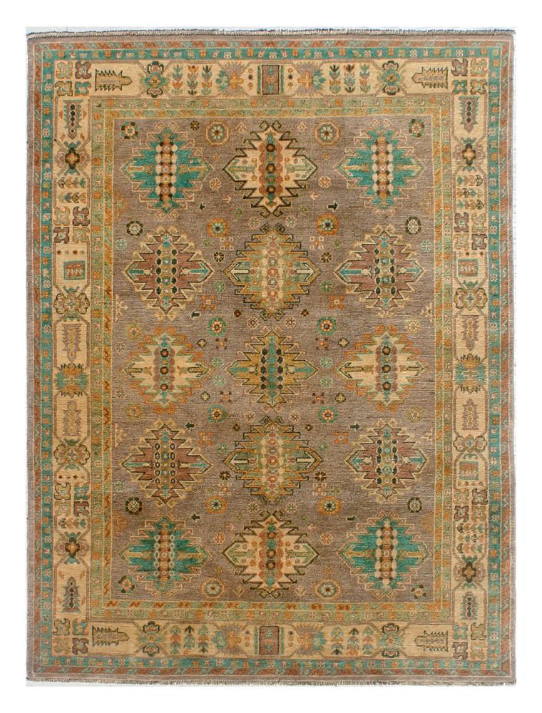 Afghaans tapijt Kazak Ghazni 246x162 246x162, Perzisch tapijt Handgeknoopte