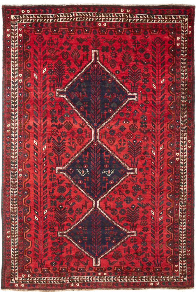 Perserteppich Shiraz 306x209 306x209, Perserteppich Handgeknüpft