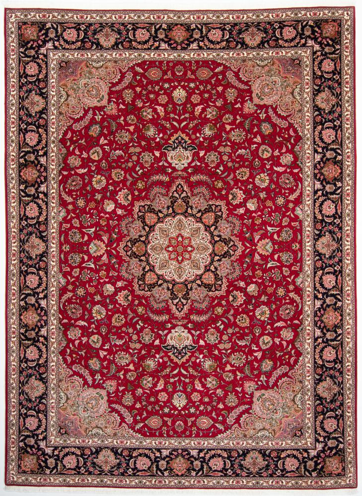 Tapete persa Tabriz 50Raj 343x250 343x250, Tapete persa Atado à mão