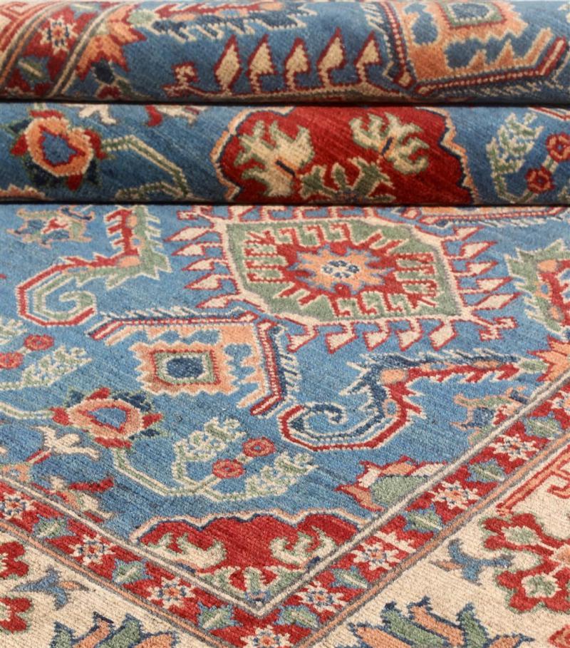 Afghaans tapijt Kazak Ghazni 201x154 201x154, Perzisch tapijt Handgeknoopte