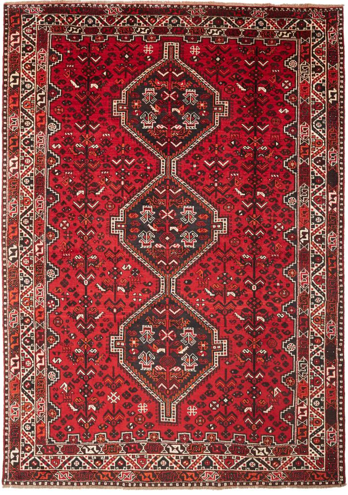 Tapis persan Shiraz 316x221 316x221, Tapis persan Noué à la main