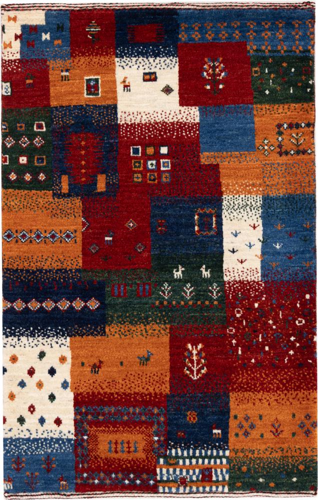 Perzisch tapijt Perzisch Gabbeh Loribaft Nowbaft 93x60 93x60, Perzisch tapijt Handgeknoopte