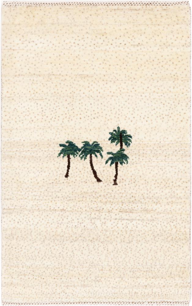 Tapis persan Persan Gabbeh Loribaft Atelier 104x64 104x64, Tapis persan Noué à la main