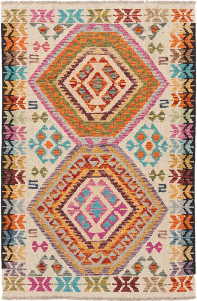 Tapete afegão Kilim Afegão 153x104 153x104, Tapete persa Tecido à mão